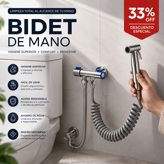 Bidet Pulverizador | Higiene Superior