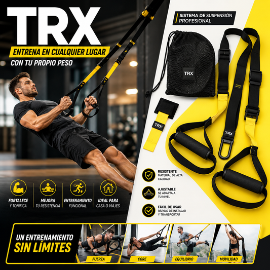 TRX Pro: Entrena Todo Tu Cuerpo Donde Quieras