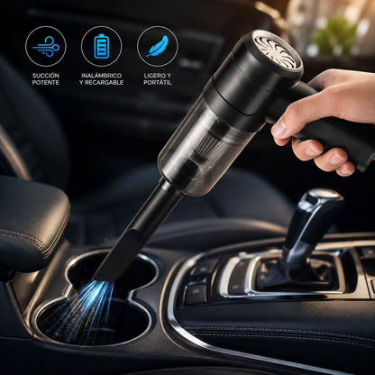 Aspiradora Inalámbrica para Auto y Hogar | 4500PA de Potencia