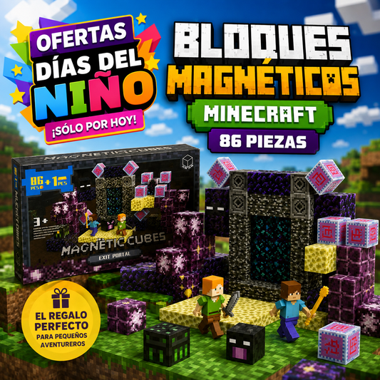 Bloques Minecraft Portal - 86 Piezas