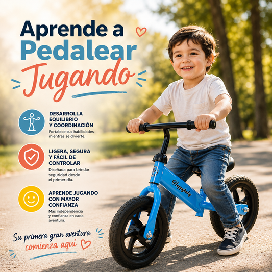 Bicicleta de Equilibrio para Niños | Aprende a Pedalear Jugando