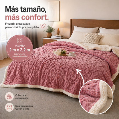Frazada Plush Sherpa: Tu Escudo Contra el Frío
