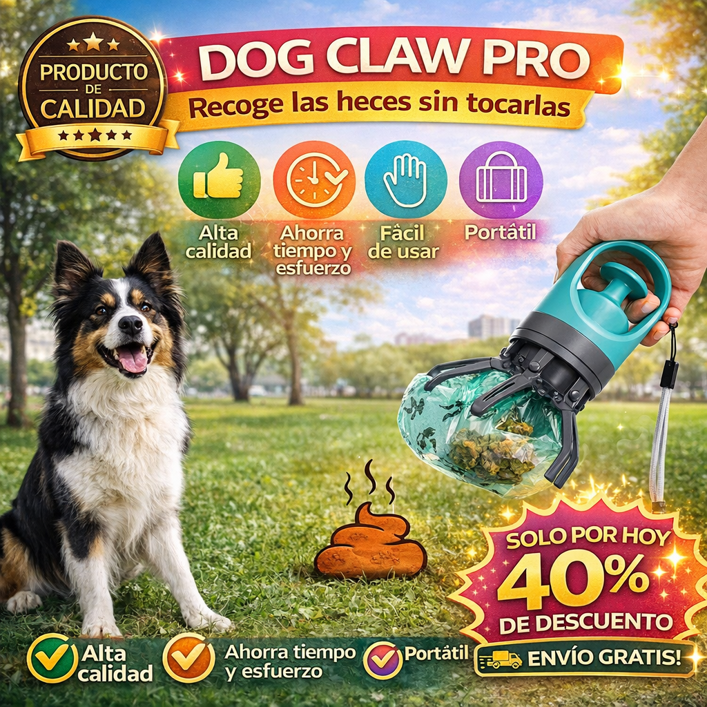 DOG CLAW PRO: RECOGE SIN TOCAR LA CACA