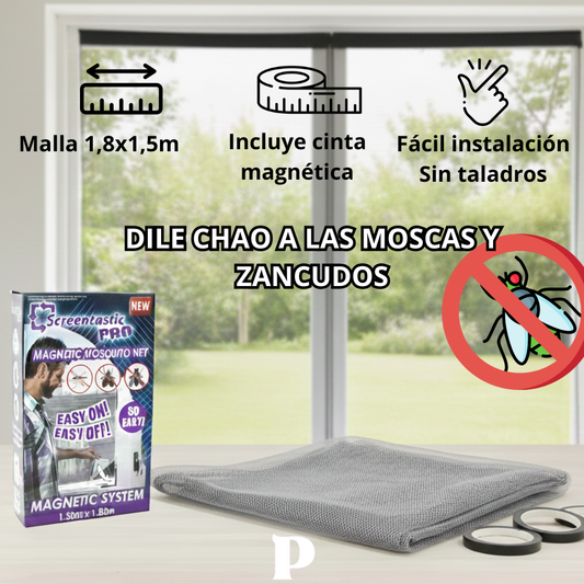 Malla Anti-Insectos Pro: Ajustable a cualquier ventana